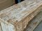 Carved Console Table in White Color