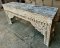 Vintage Console Table with Unique Carving