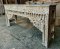 Vintage Console Table with Unique Carving
