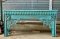 Carved Console Table in White Antique Finishing