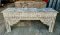 Vintage Console Table with Unique Carving