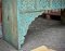 Carved Console Table in Blue