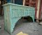 Carved Console Table in Blue