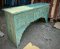 Carved Console Table in Blue