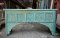Carved Console Table in Blue