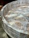 Wooden Side Table Rustic Green Color