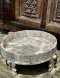 Wooden Side Table Rustic Green Color