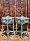 Octagon Side Table with 4 Lathe Legs