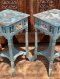 Octagon Side Table with 4 Lathe Legs