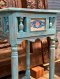 Octagon Side Table with 4 Lathe Legs