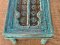 CT24 Square Coffee Table with Embossed Brass Decor