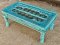 CT24 Square Coffee Table with Embossed Brass Decor