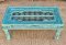 CT24 Square Coffee Table with Embossed Brass Decor