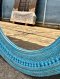 Wooden Wall Mirror with Carving