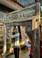 Vintage Carved Arch Wooden Gate