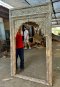 Vintage Carved Arch Wooden Gate