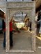 Vintage Carved Arch Wooden Gate