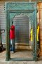 Antique Arch Frame with Carving