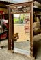 Vintage Arch Wooden Wall Mirror