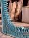 Red Painted Traditional Indian Wall Mirror