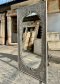 Large White Mirror with Carved Peacocks