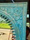 Large Round Mirror in Blue