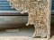 White Carved Console Table