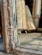 Large Blue Mirror with Carved Peacocks