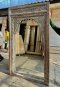 Large Blue Mirror with Carved Peacocks