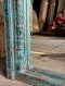 Indian Carved Mirror in Blue Color