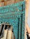 Indian Carved Mirror in Blue Color