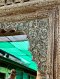 Indian Mirror In White Washed Color