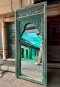 Carved Mirror From India
