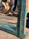 Blue Mirror with Fine Carving