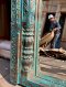 Blue Mirror with Fine Carving