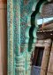 Blue Mirror with Fine Carving