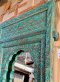 Blue Mirror with Fine Carving