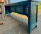 CL77 Gorgeous Blue Carved Console Table