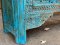 CL77 Gorgeous Blue Carved Console Table