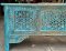 CL77 Gorgeous Blue Carved Console Table