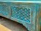 CL77 Gorgeous Blue Carved Console Table