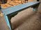Counter Console Table with Brass Decor