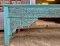 Counter Console Table with Brass Decor