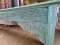 Counter Console Table with Brass Decor