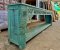 Blue Washed Console Table with Carving
