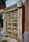 Spectacular Vintage Green Teak Old Knockdown Door