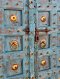 Pleasure Traditional Indian Door Fully Brass Lattice Top