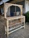 Wooden Counter Bar Cabinet with racks