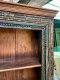 Antique Display Cabinet with Rustic Color