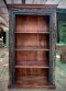 Antique Display Cabinet with Rustic Color